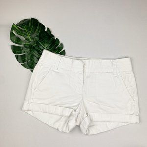 J. Crew Chino White Shorts | Size 00